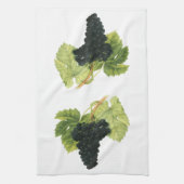  rode wijn, organisch wijndruivencluster, voedings theedoek (Verticaal)