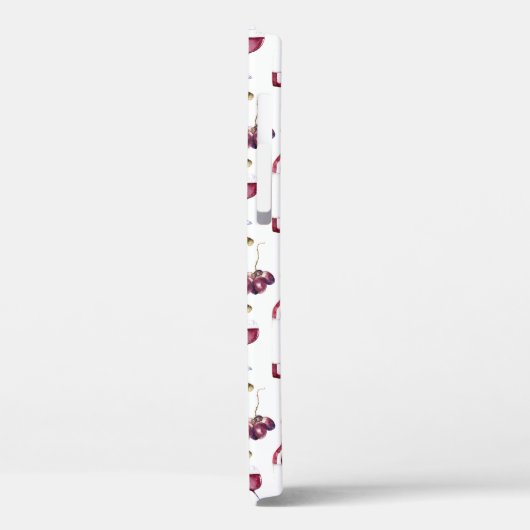 Rode wijn patroon Case-Mate iPhone case (Achterkant / Links)