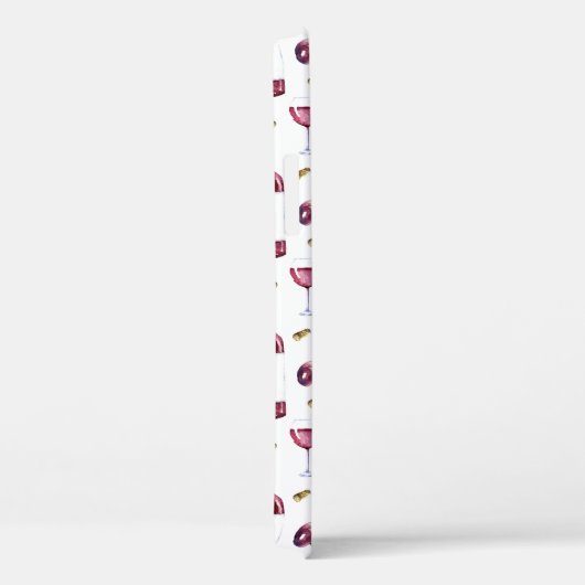 Rode wijn patroon Case-Mate iPhone case (Achterkant / Rechts)