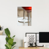 Rode wijn. poster (Thuiskantoor)