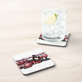 Rode wijn rode valentijn bier onderzetter (Rechterzijde)