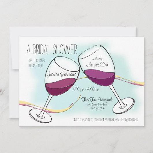 Rode wijn roosteren bril Vrijgezellenfeest Kaart (Voorkant)