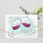 Rode wijn roosteren bril Vrijgezellenfeest Kaart (Staand voorkant)