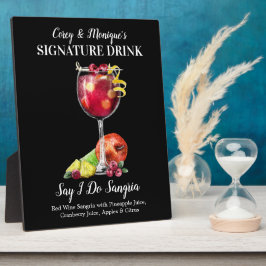 Rode Wijn Sangria • PERSONALISEER deze drank Fotoplaat