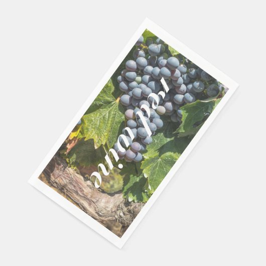 rode wijn servet (Hoek)