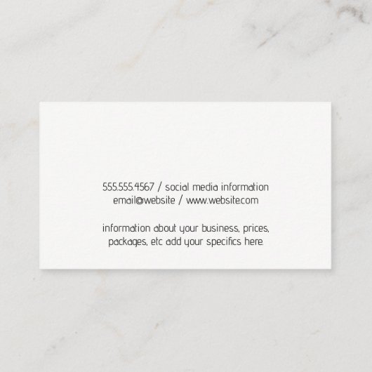 Rode wijn spatten en vaten visitekaartje (Achterkant)