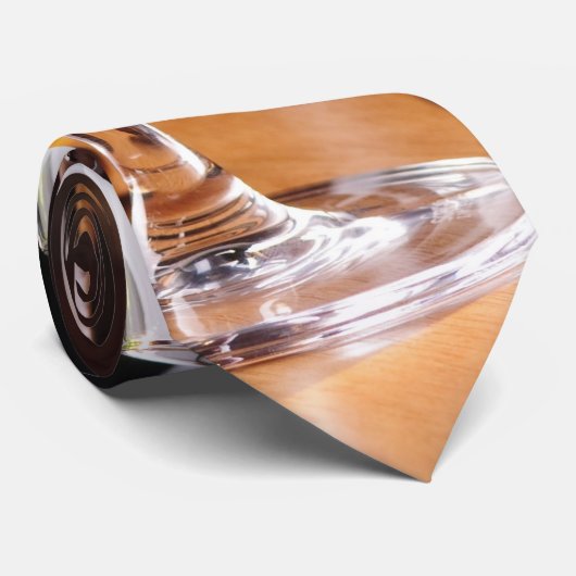 Rode wijn stropdas (Opgerold)