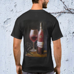 Rode wijn t-shirt