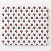 rode wijn van stengelglas muismat (Voorkant)