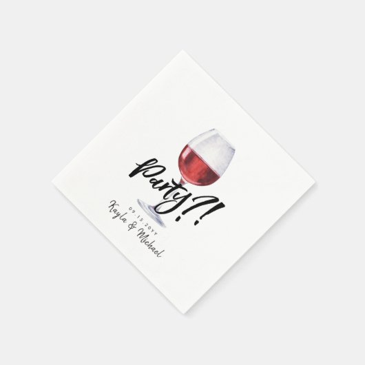 Rode wijn | Viering bijzondere gelegenheid Servet (Hoek)