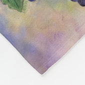 Rode wijndruiven Kunst schilderen Aangepaste vlind Fleece Deken (Hoek)
