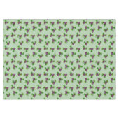 Rode wijndruiven op kalkgroen tafelkleed (Voorkant (Horizontaal))