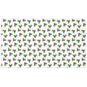 Rode wijndruiven op wit tafelkleed (Voorkant (Horizontaal))