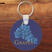 rode wijndruiven sleutelhanger (Voorkant)