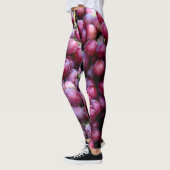 Rode wijndruiven: weelderige achtergrond. leggings (Links)