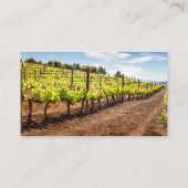 Rode wijnflessen | Wijnbouwsector Visitekaartje (Achterkant)