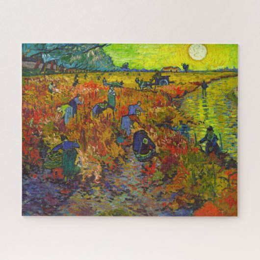 Rode wijngaard in Arles van Vincent van Gogh Legpuzzel (Horizontaal)