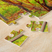 rode wijngaard legpuzzel (Zijkant)
