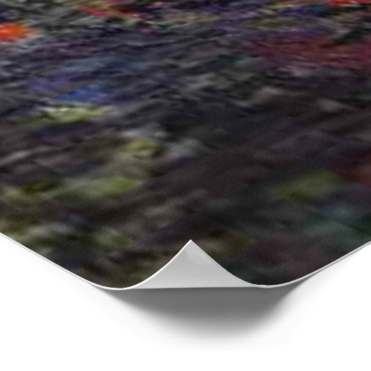 Rode wijngaarden poster (Hoek)