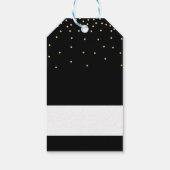 Rode wijnglas chique verjaardagsfeestje cadeau Lab Cadeaulabel (Achterkant)