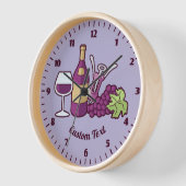 Rode wijnklok (Hoek)