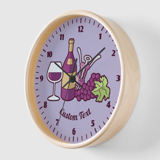 Rode wijnklok (Hoek)