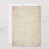 Rode wijnlaurier krans  wijnproeverij kaart (Achterkant)