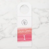 Rode wijnproeverij flesnummer labels (Voorkant)