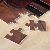 Rode wijnschilderij van Alfred Fox Legpuzzel (Zijkant)