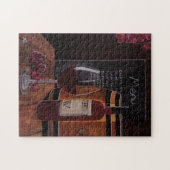 Rode wijnschilderij van Alfred Fox Legpuzzel (Horizontaal)