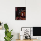 Rode wijnschilderij van Alfred Fox Poster (Thuiskantoor)