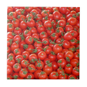 Rode wijnstok tomaten tegeltje