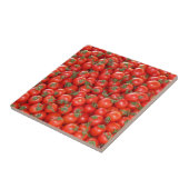 Rode wijnstok tomaten tegeltje (Zijkant)