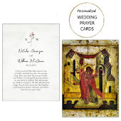 Rode Wildbloem Eenvoudig Orthodox Bruiloft Gebed K Plaatskaartje