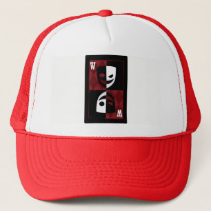 Rode Wildcard Poker Diamonds Trucker Hoed Pet