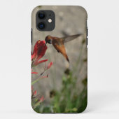 Rode wilde bloemen Case-Mate iPhone case (Achterkant)