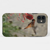 Rode wilde bloemen Case-Mate iPhone case (Achterkant (horizontaal))