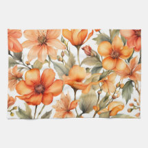 Rode Wilde Bloemen Watercolor Kunst