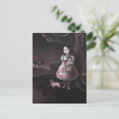 Rode wilde Briefkaart (Staand voorkant)