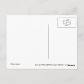 Rode wilde kikker briefkaart (Achterkant)