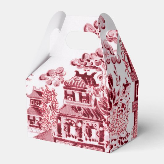  Rode Wilg Favoriet Box Bedankdoosjes (Voorkant Zijde)