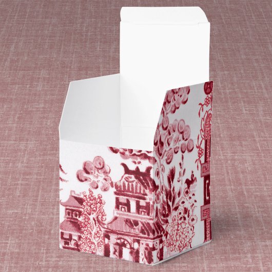  Rode Wilg Favoriet Box Bedankdoosjes