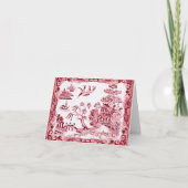  Rode Wilg Note Kaart (Voorkant)