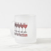 Rode wine Birthday Matglas Koffiemok (Voorkant links)