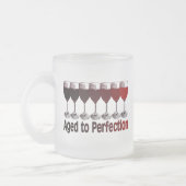 Rode wine Birthday Matglas Koffiemok (Links)