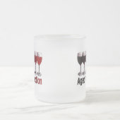 Rode wine Birthday Matglas Koffiemok (Center)