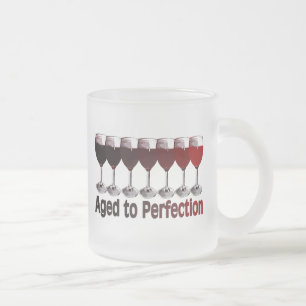 Rode wine Birthday Matglas Koffiemok