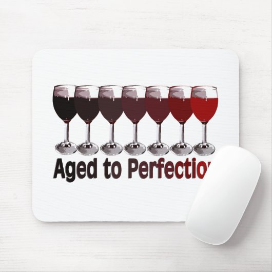 Rode wine Birthday Muismat (Met muis)