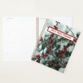Rode Winter Berries Dagelijkse Planner (Display)