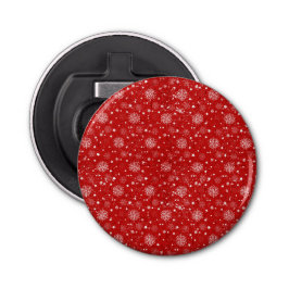 Rode winter button flesopener